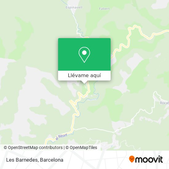 Mapa Les Barnedes