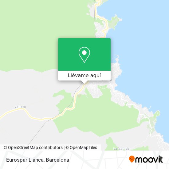 Mapa Eurospar Llanca