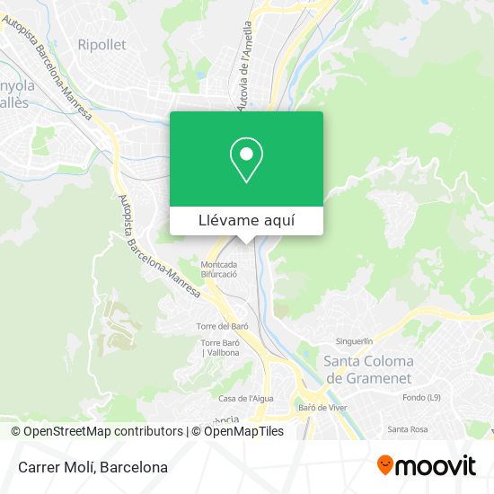 Mapa Carrer Molí