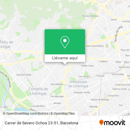 Mapa Carrer de Severo Ochoa 23-51