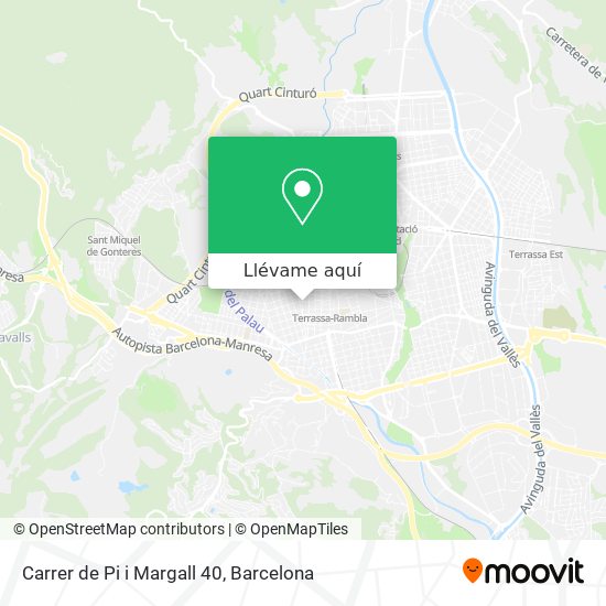Mapa Carrer de Pi i Margall 40
