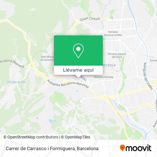 Mapa Carrer de Carrasco i Formiguera