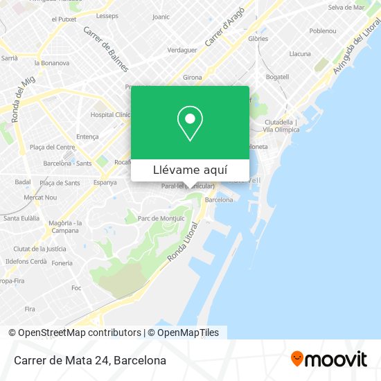 Mapa Carrer de Mata 24