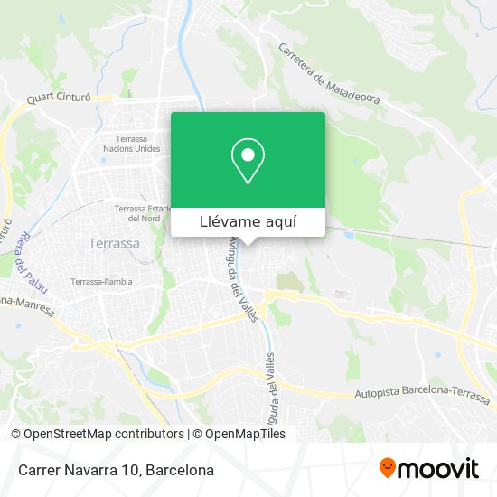 Mapa Carrer Navarra 10