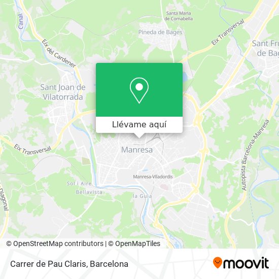 Mapa Carrer de Pau Claris