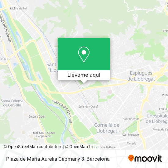 Mapa Plaza de María Aurelia Capmany 3