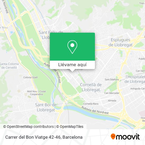 Mapa Carrer del Bon Viatge 42-46