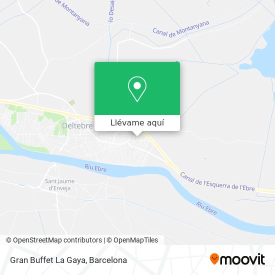 Mapa Gran Buffet La Gaya