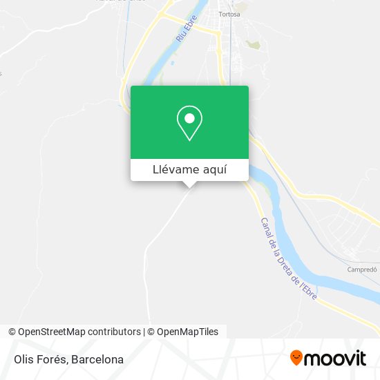 Mapa Olis Forés