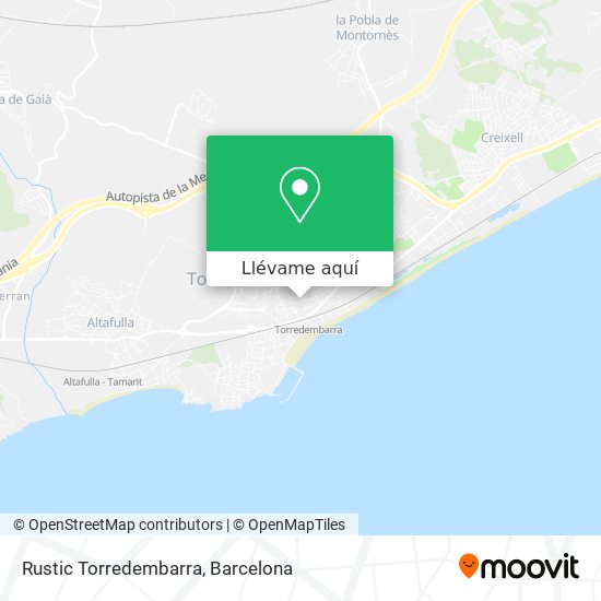 Mapa Rustic Torredembarra