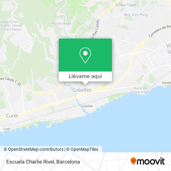 Mapa Escuela Charlie Rivel