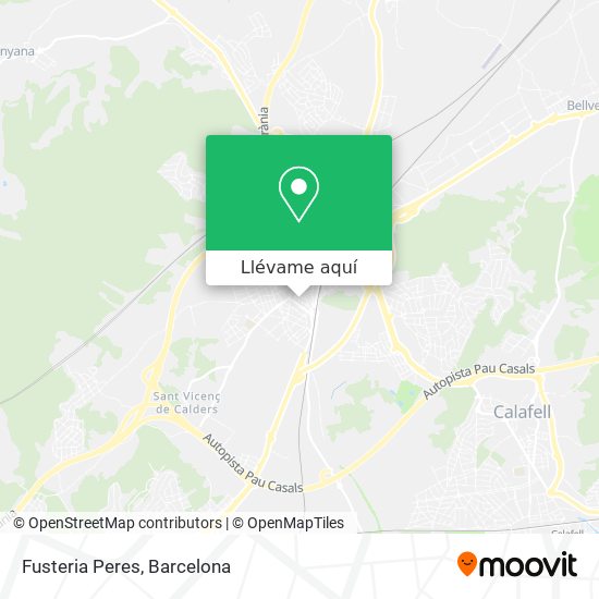 Mapa Fusteria Peres