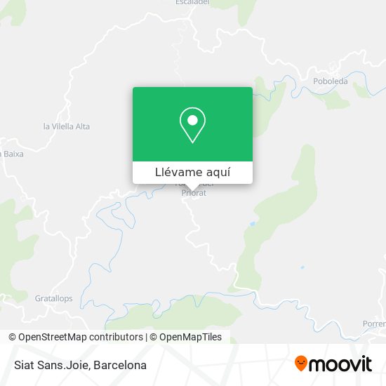 Mapa Siat Sans.Joie
