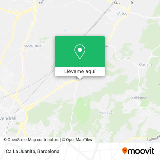 Mapa Ca La Juanita