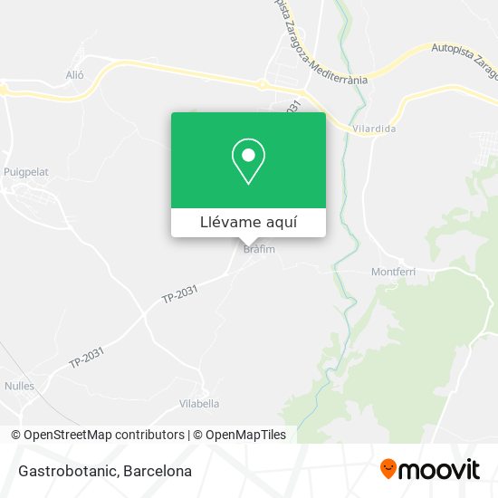 Mapa Gastrobotanic