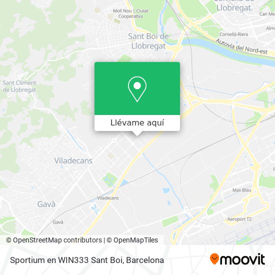 Mapa Sportium en WIN333 Sant Boi