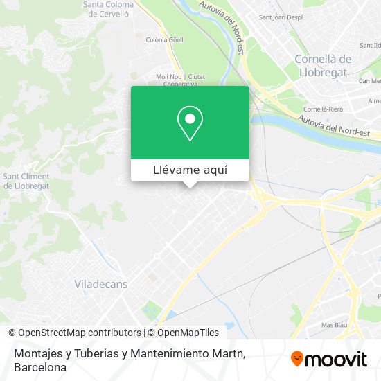 Mapa Montajes y Tuberias y Mantenimiento Martn