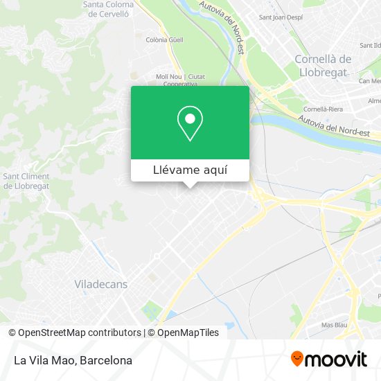 Mapa La Vila Mao