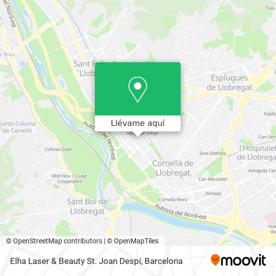 Mapa Elha Laser & Beauty St. Joan Despí