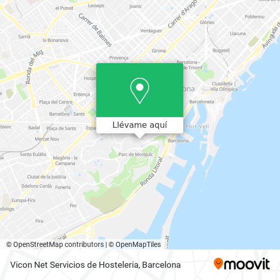 Mapa Vicon Net Servicios de Hosteleria