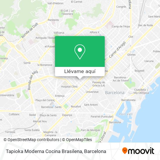 Mapa Tapioka Moderna Cocina Brasilena