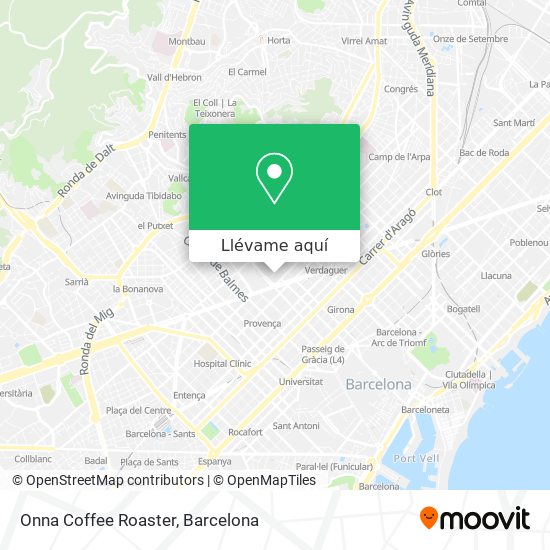 Mapa Onna Coffee Roaster