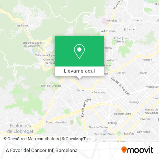 Mapa A Favor del Cancer Inf