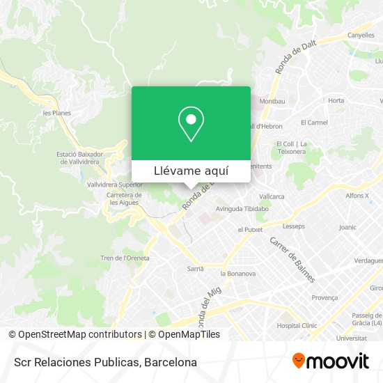 Mapa Scr Relaciones Publicas