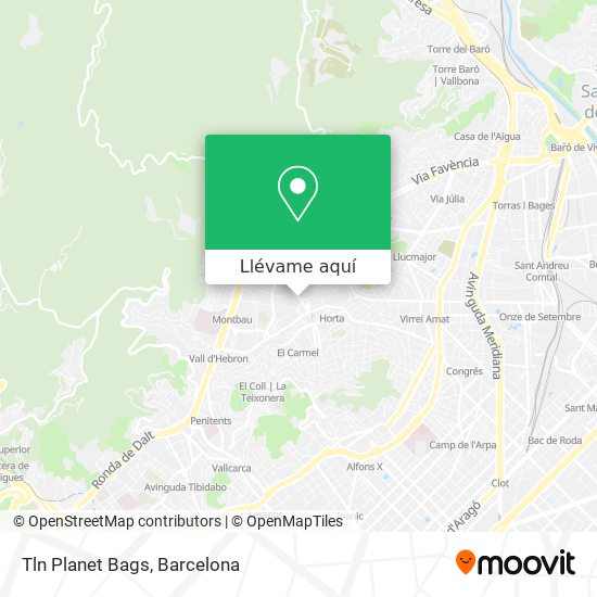Mapa Tln Planet Bags