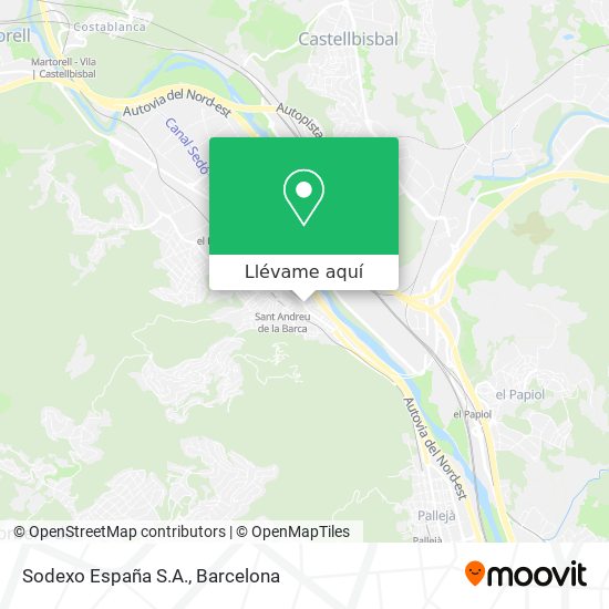 Mapa Sodexo España S.A.