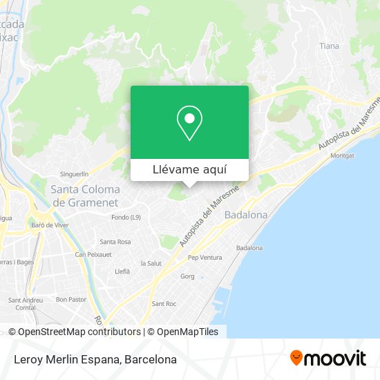 Mapa Leroy Merlin Espana