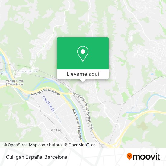 Mapa Culligan España
