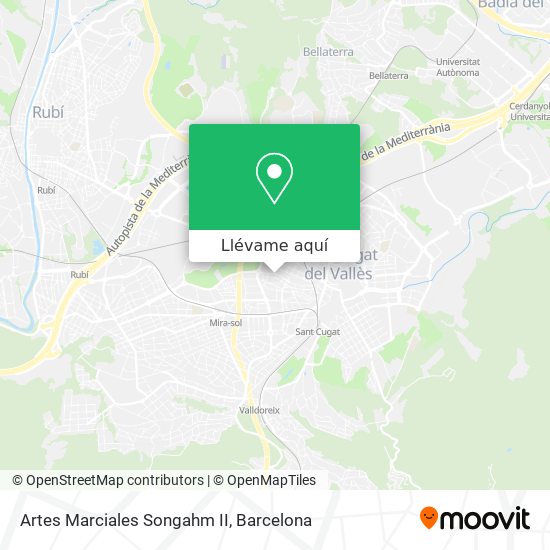 Mapa Artes Marciales Songahm II