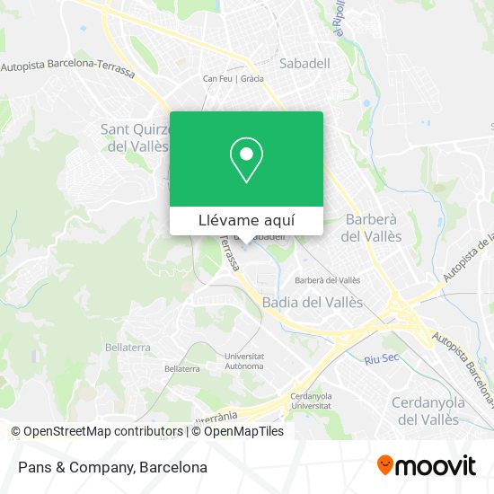Mapa Pans & Company
