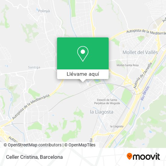 Mapa Celler Cristina