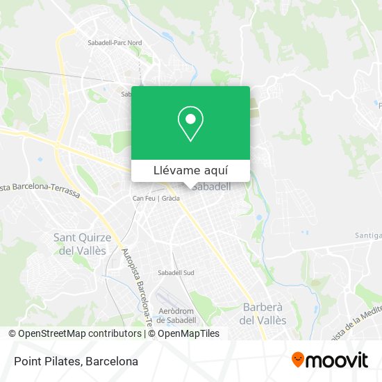 Mapa Point Pilates