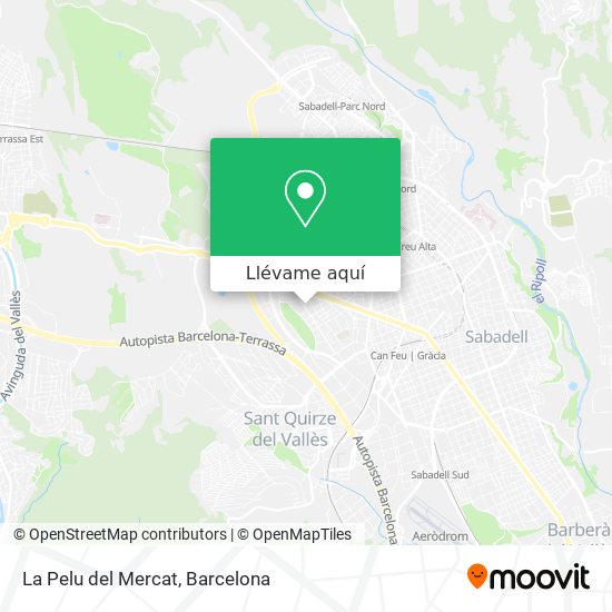 Mapa La Pelu del Mercat