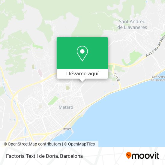Mapa Factoria Textil de Doria