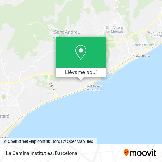 Mapa La Cantina Institut es