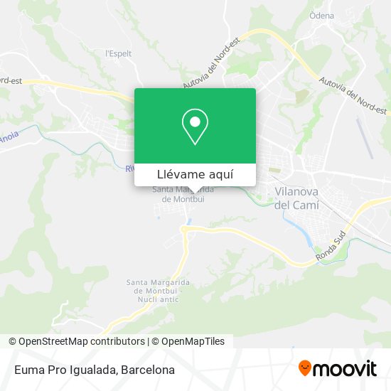 Mapa Euma Pro Igualada
