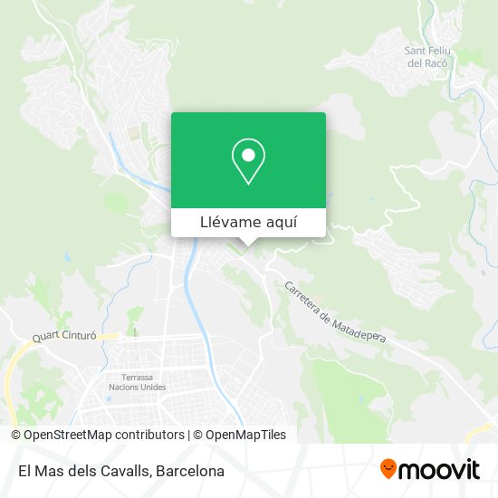 Mapa El Mas dels Cavalls