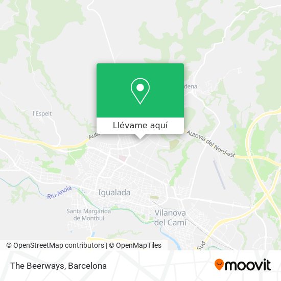 Mapa The Beerways