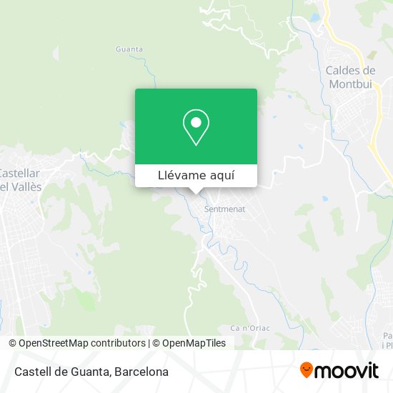 Mapa Castell de Guanta