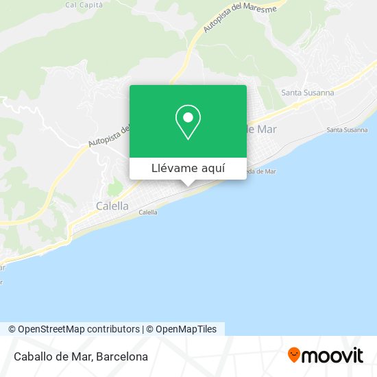 Mapa Caballo de Mar