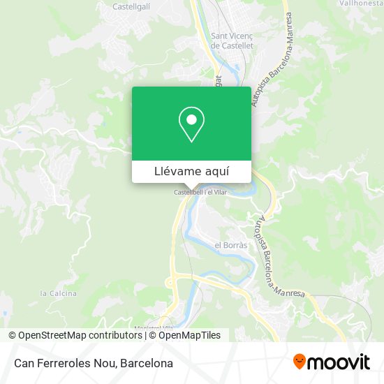 Mapa Can Ferreroles Nou