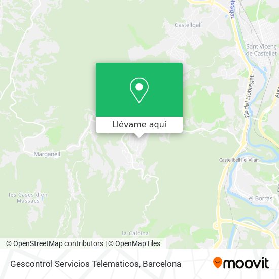 Mapa Gescontrol Servicios Telematicos