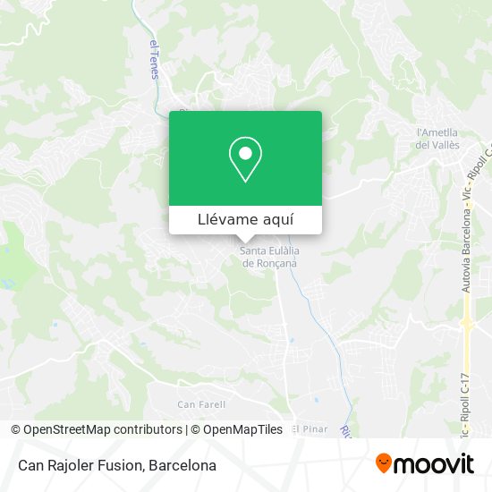 Mapa Can Rajoler Fusion