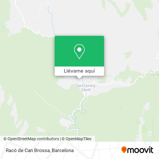 Mapa Racó de Can Brossa