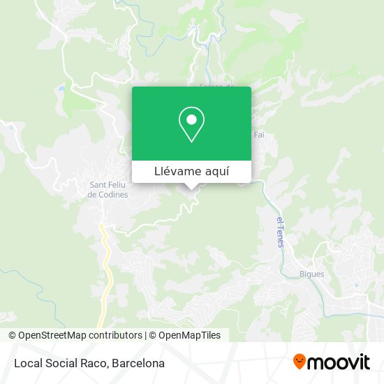 Mapa Local Social Raco