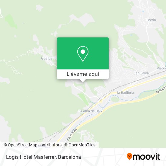 Mapa Logis Hotel Masferrer